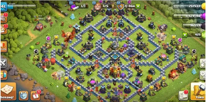 COC291 TH16 Good Platoon Donation Epic GG Gear BK42 AQ64 Minion Prince35 Warden29 Champ25 Gems425 Builders5 BBH10